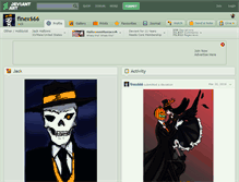 Tablet Screenshot of finex666.deviantart.com