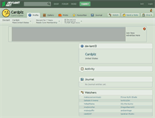 Tablet Screenshot of cardplz.deviantart.com