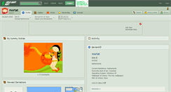 Desktop Screenshot of mortat.deviantart.com