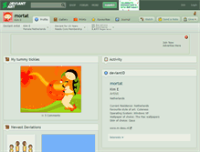 Tablet Screenshot of mortat.deviantart.com