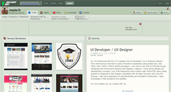 Desktop Screenshot of mazia10.deviantart.com