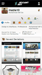 Mobile Screenshot of mazia10.deviantart.com