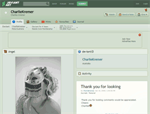 Tablet Screenshot of charliekremer.deviantart.com
