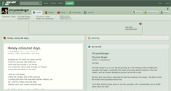 Desktop Screenshot of chryssiedanger.deviantart.com