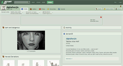 Desktop Screenshot of digitalhenjin.deviantart.com