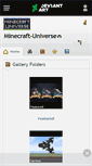 Mobile Screenshot of minecraft-universe.deviantart.com