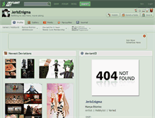 Tablet Screenshot of jerisenigma.deviantart.com