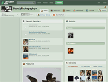 Tablet Screenshot of beautyphotography.deviantart.com