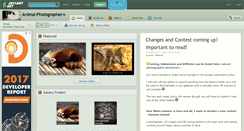 Desktop Screenshot of animal-photographer.deviantart.com