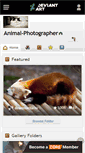 Mobile Screenshot of animal-photographer.deviantart.com