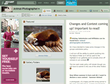 Tablet Screenshot of animal-photographer.deviantart.com