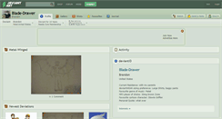 Desktop Screenshot of blade-drawer.deviantart.com