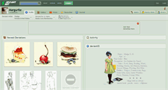 Desktop Screenshot of margurite.deviantart.com