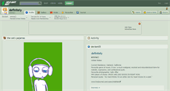 Desktop Screenshot of definitely.deviantart.com