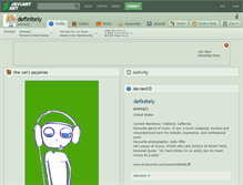 Tablet Screenshot of definitely.deviantart.com