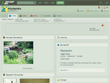 Tablet Screenshot of kiiyytandco.deviantart.com