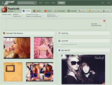 Tablet Screenshot of feerswift.deviantart.com