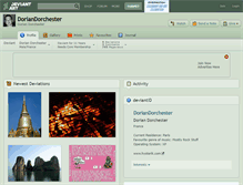 Tablet Screenshot of doriandorchester.deviantart.com