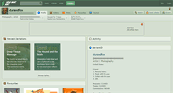 Desktop Screenshot of durandfox.deviantart.com