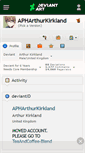 Mobile Screenshot of apharthurkirkland.deviantart.com