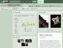 Tablet Screenshot of morbid-fascination.deviantart.com