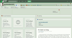 Desktop Screenshot of narutomakesmelol.deviantart.com