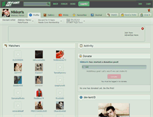 Tablet Screenshot of nikkoris.deviantart.com