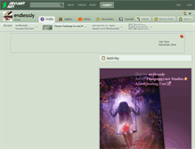 Tablet Screenshot of endlesssly.deviantart.com