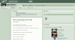 Desktop Screenshot of lunar-wolves.deviantart.com