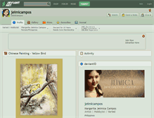 Tablet Screenshot of jeimicampos.deviantart.com