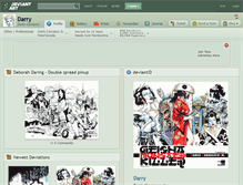 Tablet Screenshot of darry.deviantart.com