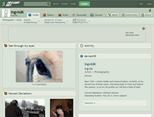 Tablet Screenshot of ingvildk.deviantart.com