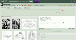 Desktop Screenshot of mimikumo.deviantart.com