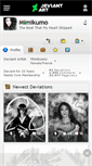 Mobile Screenshot of mimikumo.deviantart.com