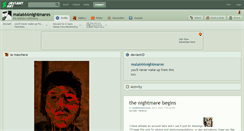 Desktop Screenshot of mala666nightmares.deviantart.com