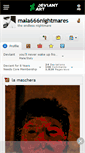 Mobile Screenshot of mala666nightmares.deviantart.com