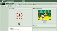 Desktop Screenshot of chrissie-fan-club.deviantart.com