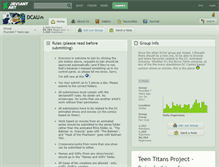 Tablet Screenshot of dcau.deviantart.com