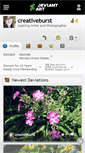 Mobile Screenshot of creativeburst.deviantart.com