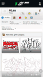 Mobile Screenshot of mlau.deviantart.com