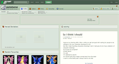 Desktop Screenshot of pocketsense.deviantart.com