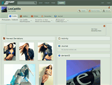 Tablet Screenshot of leocastillo.deviantart.com