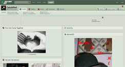 Desktop Screenshot of cazulefool.deviantart.com