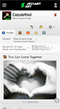 Mobile Screenshot of cazulefool.deviantart.com
