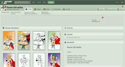 Desktop Screenshot of power-girl-artist.deviantart.com