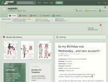 Tablet Screenshot of nejixkiki.deviantart.com