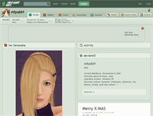 Tablet Screenshot of miyukiri.deviantart.com