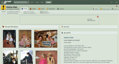 Desktop Screenshot of momo-chan.deviantart.com