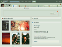 Tablet Screenshot of melisergin.deviantart.com