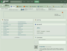 Tablet Screenshot of jsv-x.deviantart.com